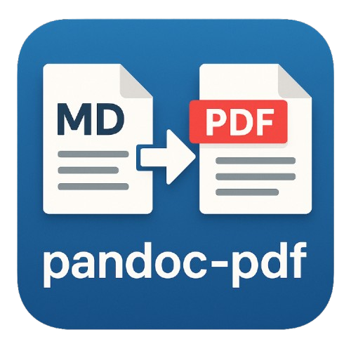Pandoc Markdown to PDF Converter